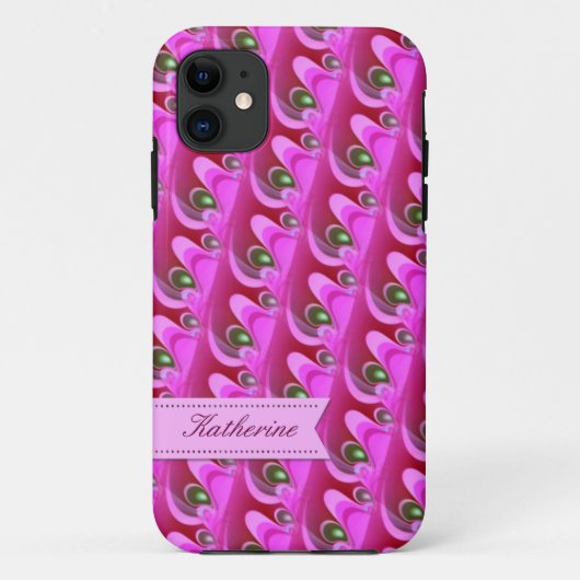 Coques Case-Mate iPhone Motif de Rêves de fille rose (Dos)