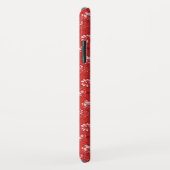 Coques Case-Mate iPhone Motif de rose en rouge (Dos/Droite)