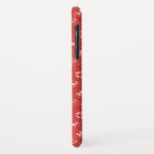 Coques Case-Mate iPhone Motif de rose en rouge (Dos/Gauche)