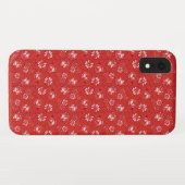 Coques Case-Mate iPhone Motif de rose en rouge (Dos (Horizontal))