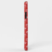 Coques Case-Mate iPhone Motif de rose en rouge (Dos/Droite)