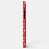 Coques Case-Mate iPhone Motif de rose en rouge (Dos/Gauche)