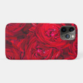 Coques Case-Mate iPhone Motif de roses rouges profondes (Dos (Horizontal))