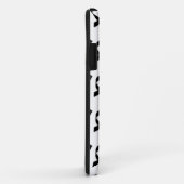 Coques Case-Mate iPhone Motif de ruban noir (Dos/Droite)