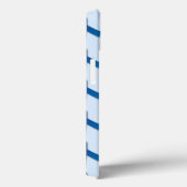 Coques Case-Mate iPhone Motif de rubans bleus (Verso / Droite)