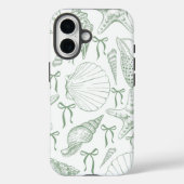 Coques Case-Mate iPhone Motif de rubans de coquillage (Verso)