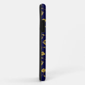 Coques Case-Mate iPhone Motif de Sari de paon (Dos/Droite)