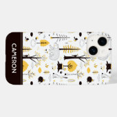 Coques Case-Mate iPhone Motif de scène de Golden Woods (Verso (horizontal))