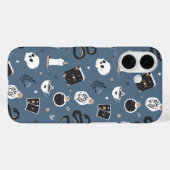 Coques Case-Mate iPhone Motif de serpent crânien Mystic Boho (Verso (horizontal))