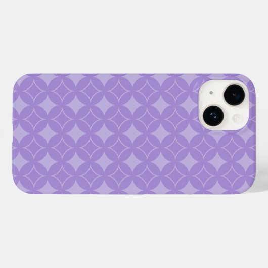 Coques Case-Mate iPhone Motif de shippo Lilac (Verso (horizontal))
