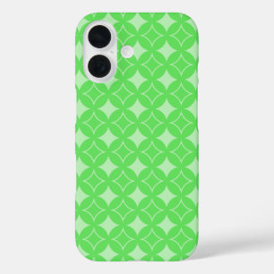Coques iPhone 16 Motif de shippo vert citron