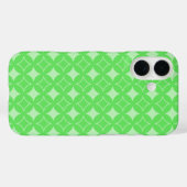 Coques Case-Mate iPhone Motif de shippo vert citron (Verso (horizontal))