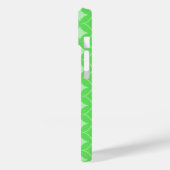 Coques Case-Mate iPhone Motif de shippo vert citron (Verso / Gauche)