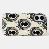 Coques Case-Mate iPhone Motif de silhouette de camée gothique (Verso (horizontal))