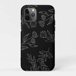 Case-Mate iPhone Case Motif de silhouette de fleurs