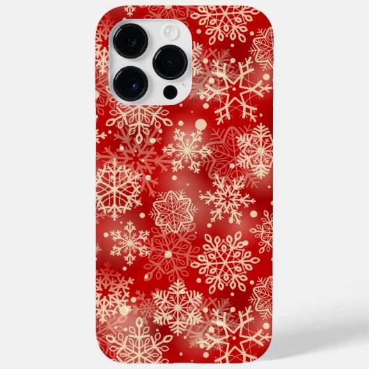 Coques Case-Mate iPhone Motif de snowflakes (Verso)