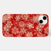 Coques Case-Mate iPhone Motif de snowflakes (Verso (horizontal))