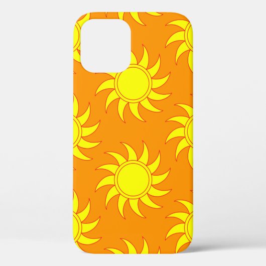 Coques Case-Mate iPhone Motif de soleil impeccable. Doodle tiré à la main (Verso)