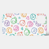 Coques Case-Mate iPhone motif de sourires (Verso (horizontal))