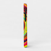 Coques Case-Mate iPhone Motif de spirale coloré (Dos/Gauche)