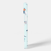 Coques Case-Mate iPhone Motif de sports d'hiver (Verso / Gauche)