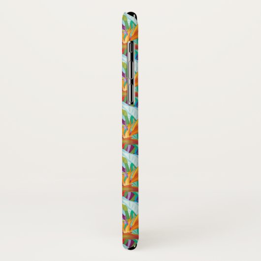 Coques Case-Mate iPhone Motif de Strelitzia (Dos/Gauche)