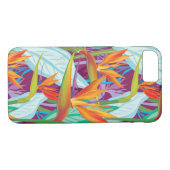 Coques Case-Mate iPhone Motif de Strelitzia (Dos (Horizontal))