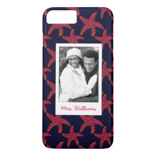 Coque Case-Mate Pour iPhone Motif de style d'étoiles de mer votre photo et