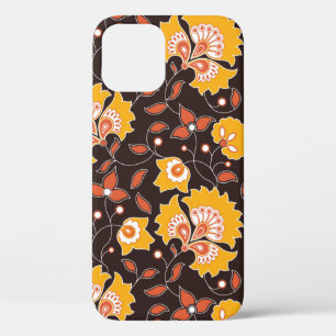 Case-Mate iPhone Case motif de style indien couleur fleurs sans soudure