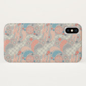 Coques Case-Mate iPhone motif de style japonais. Illustration. (Dos (Horizontal))
