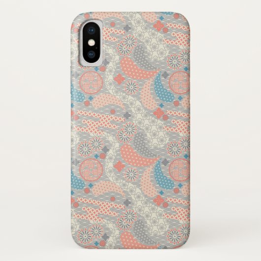 Coques Case-Mate iPhone motif de style japonais. Illustration. (Dos)