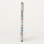 Coques Case-Mate iPhone motif de style japonais. Illustration. (Dos/Droite)