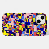 Coques Case-Mate iPhone Motif de style Terrazzo (Verso (horizontal))
