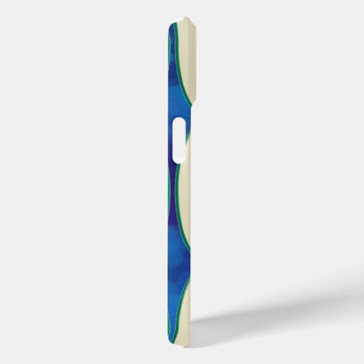 Coques Case-Mate iPhone motif de surf blanc (Verso / Droite)