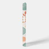 Coques Case-Mate iPhone Motif de surface abstrait en arc de prisme pastel (Verso / Droite)