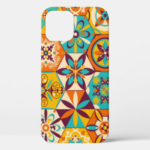 Case-Mate iPhone Case motif de surface composée patchwork vintage. Décor