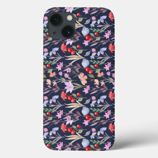 Coques Case-Mate iPhone Motif de surface Florale Mode Botanique (Verso)