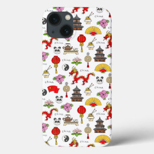 Coques Pour iPhone Motif de symboles de la Chine