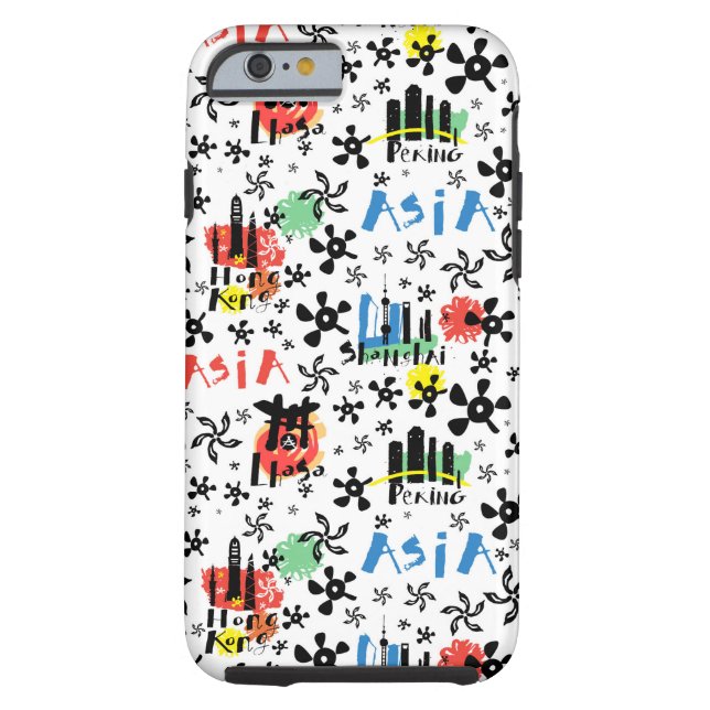 Coques Case-Mate iPhone Motif de symboles de l'Asie | (Dos)