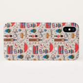 Coques Case-Mate iPhone Motif de symboles de Londres (Dos (Horizontal))