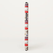 Coques Case-Mate iPhone Motif de symboles de Londres (Dos/Droite)