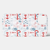 Coques Case-Mate iPhone Motif de symboles du Canada | (Verso (horizontal))