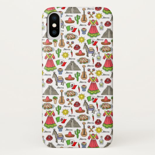 Coques Case-Mate iPhone Motif de symboles du Mexique | (Dos)