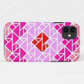 Coques Case-Mate iPhone Motif de Tangram cardiaque (Dos (Horizontal))