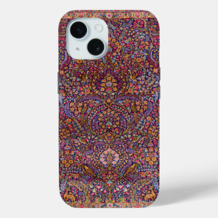 Coque Pour iPhone 15 Motif de tapis persan coloré