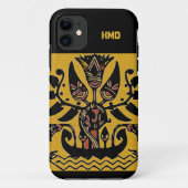 Coques Case-Mate iPhone Motif de tatouage ethnique tribal (Dos)