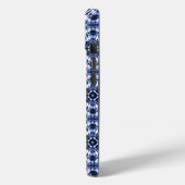 Coques Case-Mate iPhone Motif de teinture bleu foncé (Verso / Gauche)