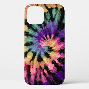 Case-Mate iPhone Case Motif de teinture. shibori arc-en-ciel dessiné à l