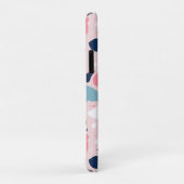 Coques Case-Mate iPhone Motif de Terrazzo rose (Dos/Droite)
