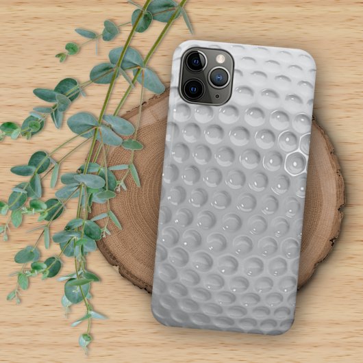 Coques Case-Mate iPhone Motif de texture de fossettes de balle de golf d'a